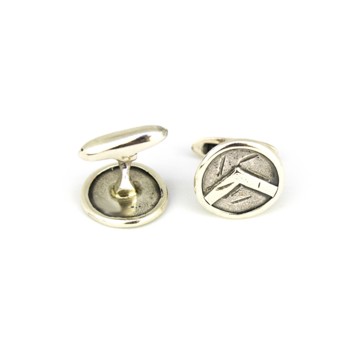 Spartan Shield Cufflinks - 925 Sterling Silver - Image 5