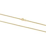 Rope Chain 925 Sterling Silver and Gold Plated