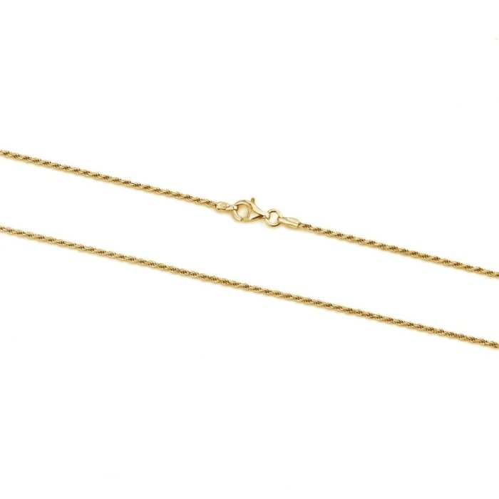 Rope Chain 925 Sterling Silver and Gold Plated