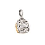 Gerochristo - Dione square pendant with Mother of Pearl - Image 2