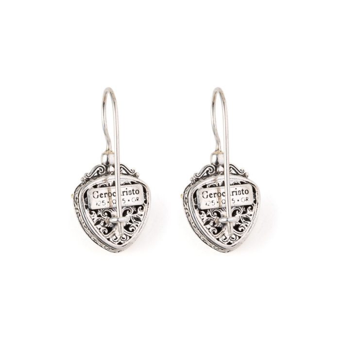 Gerochristo - Iris Earrings with Mother of Pearl Gemstone - Image 2