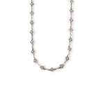 Gerochristo - Chain with Flowers in Sterling Silver