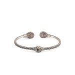 Gerochristo - Turquoise Copper Bracelet in Sterling Silver - Image 2