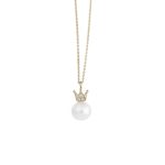 Pearl Crown Necklace – 9K Gold