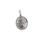 Gerochristo - Garden Shadows Oval Pendant in Sterling Silver - Image 3