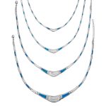 Meander - Greek key Opal necklace - Image 7