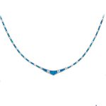 Blue Opal Necklace - Sterling Silver - Image 10