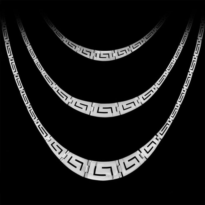 Greek Key Meander Necklace - Image 5