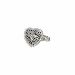 Mediterranean heart Ring in Sterling Silver