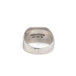 Gerochristo - Classic men ring in Sterling Silver with Carnelian - Image 3