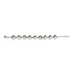Greek Key Meander Blue Opal Bracelet – 925 Sterling Silver - Image 4