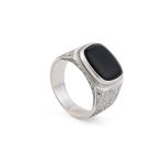 Gerochristo - Classic men ring in Sterling Silver with Black Onyx - Image 2