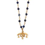 Rosary Necklace with Sterling Silver Cretan Bee Pendant - Image 3