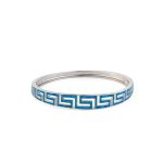Βραχιόλι Bangle Μαίανδρος με Όπαλ - Άσήμι 925