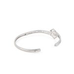 Greek Key Opal Cuff Bracelet - 925 Sterling Silver - Image 6
