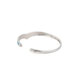 Βραχιόλι Bangle με Μπλε Όπαλ - Ασήμι 925 - Image 3