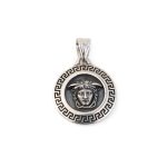 Medusa and Meander Pendant - 925 Sterling Silver - Image 4