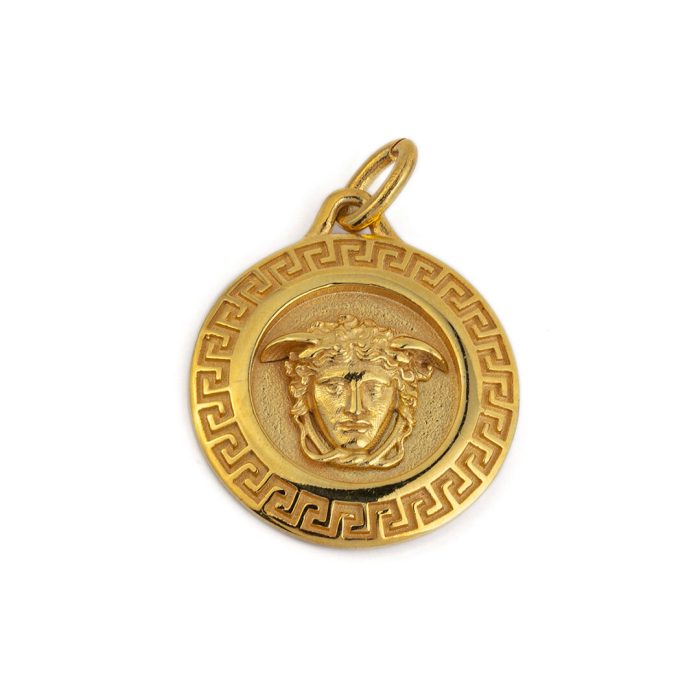 Medusa Pendant - Gold Plated Pendant - Image 4