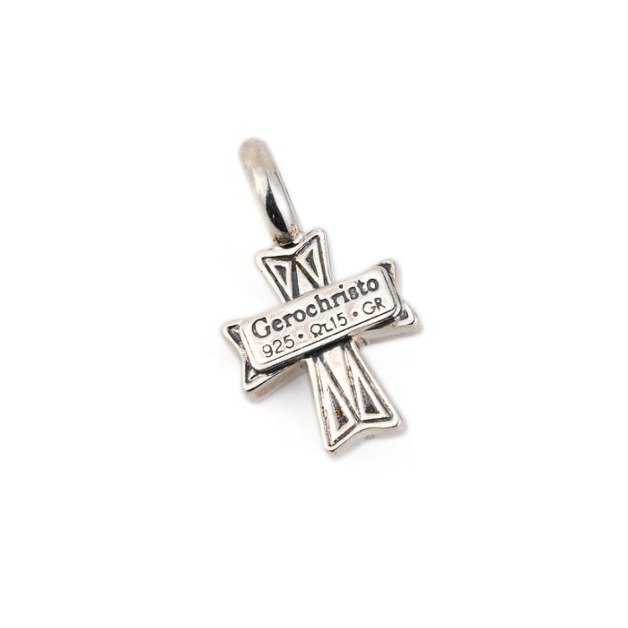Gerochristo – Cross 925 Sterling Silver with Garnet - Image 3