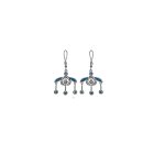 Minoan Malia Bees Earrings - 925 Sterling Silver with Opal - Image 7