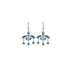 Minoan Malia Bees Earrings - 925 Sterling Silver with Opal - Image 6