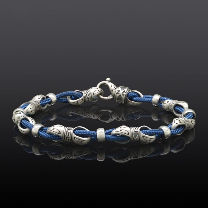 Meander Cord Bracelet – 925 Sterling Silver - Image 5