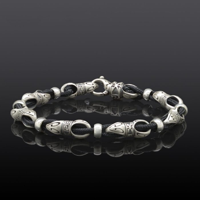 Meander Cord Bracelet – 925 Sterling Silver - Image 4