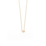Evil Eye Necklace – 14K Yellow Gold with Blue Enamel - Image 3