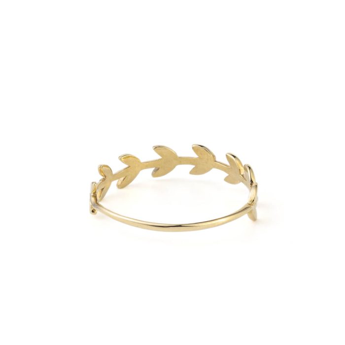 Leaf Ring - 14K Yellow Gold - Image 3