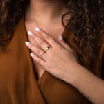 Eye Infinity Ring – 14K Yellow Gold - Image 2