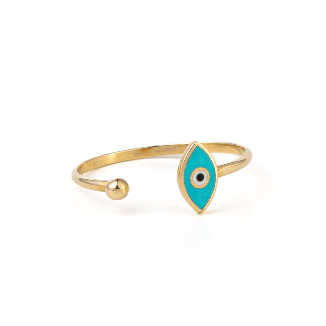 AL-R-05203026|AL-R-05203026m|AL-R-05203026b Open Eye Ring – 14K Yellow Gold - Image 1