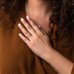 Blue Evil Eye Ring – 14K Yellow Gold - Image 2
