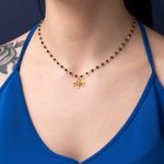 Rosary Necklace with Sterling Silver Cretan Bee Pendant - Image 2