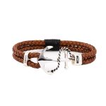 Brown Anchor Bracelet