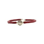 Phaistos Disk leather bracelet