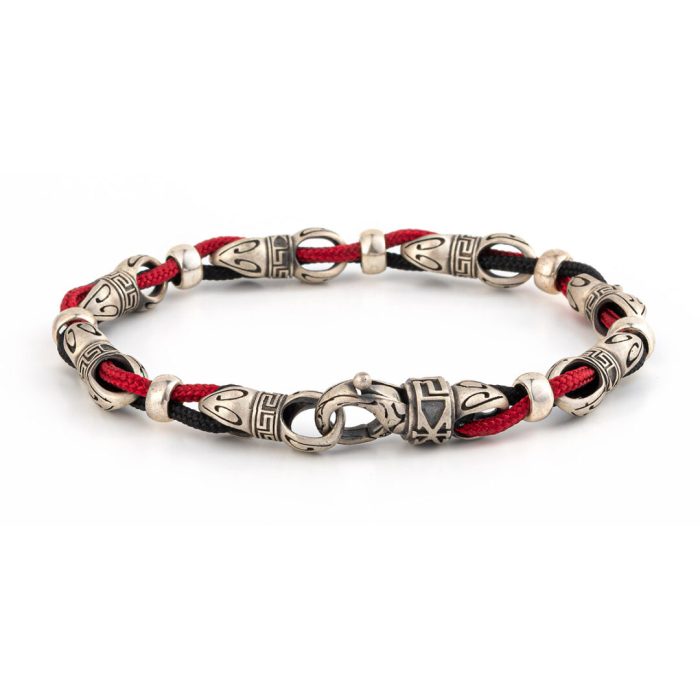 Meander Cord Bracelet – 925 Sterling Silver - Image 3