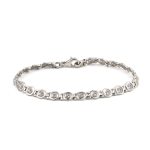 Spiral Link Bracelet in 925 Sterling Silver
