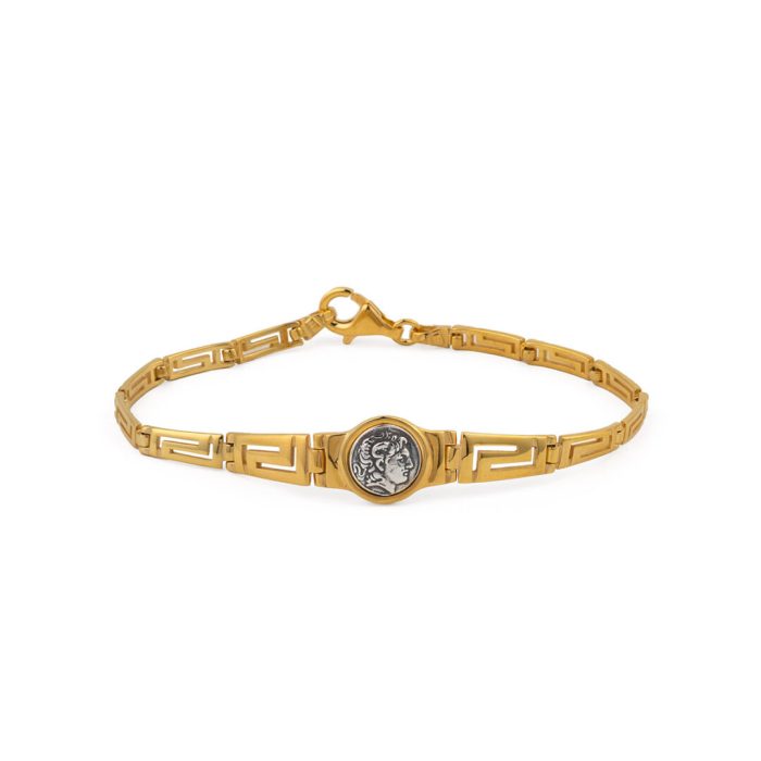 Alexander the Great Coin Link Bracelet - Image 2