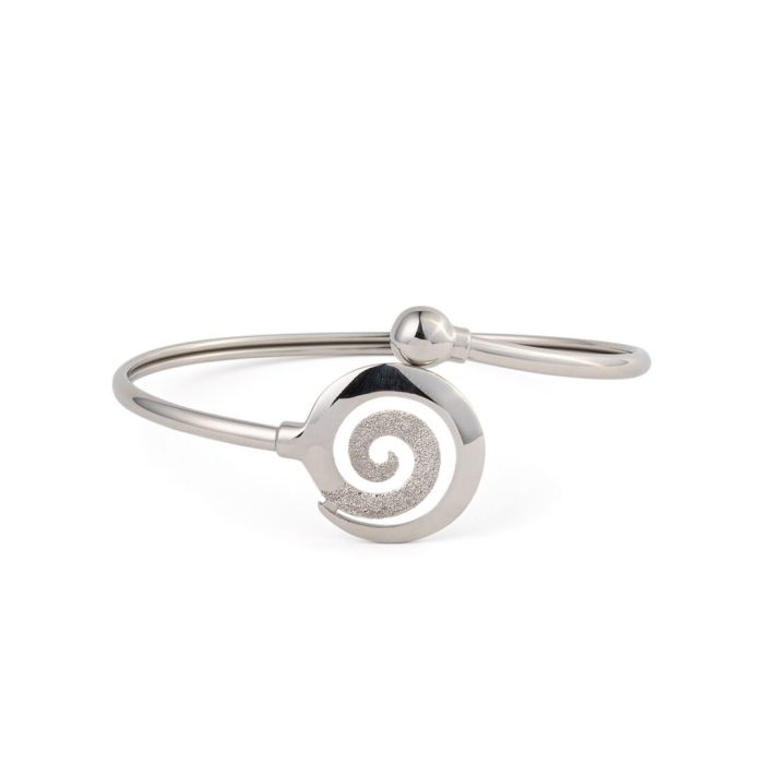 Spiral Hinge Bracelet - 925 Sterling Silver - Image 3