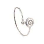 Spiral Hinge Bracelet - 925 Sterling Silver - Image 4