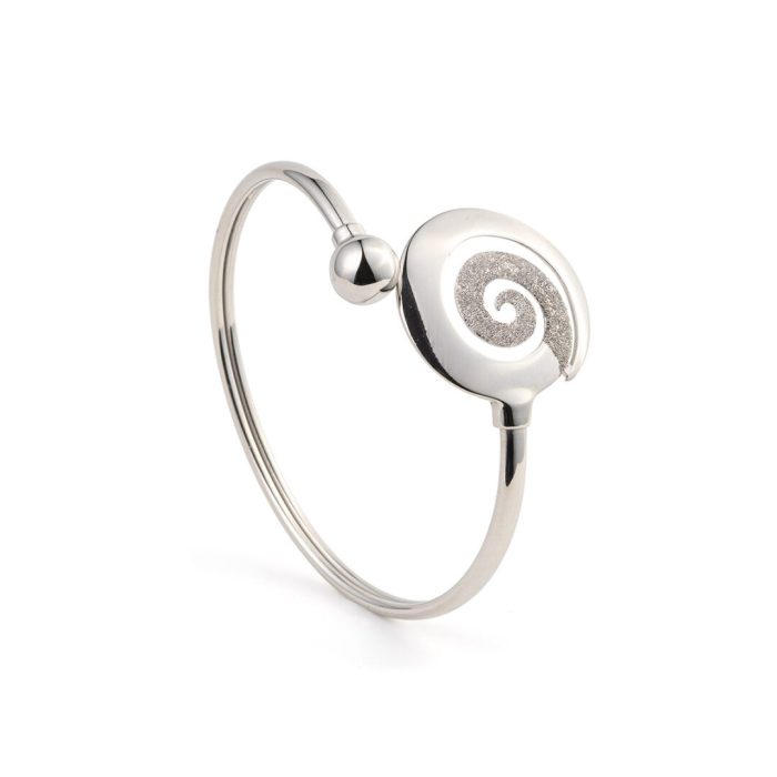 Spiral Hinge Bracelet - 925 Sterling Silver - Image 2