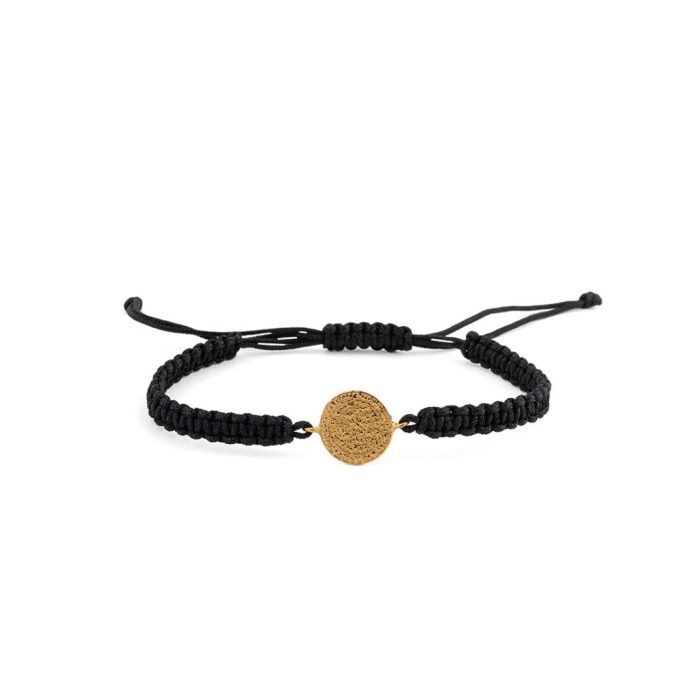 Phaistos Disc Macrame Bracelet - Image 1