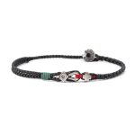 Babylonia Bracelet Safe in Faith Dark Grey – 935 Sterling Silver