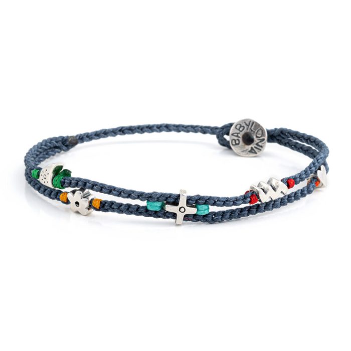 Babylonia Bracelet Faith Trust Optimism – 935 Sterling Silver - Image 1