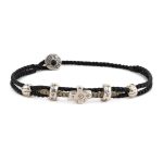 Babylonia Bracelet Faith Black – 935 Sterling Silver