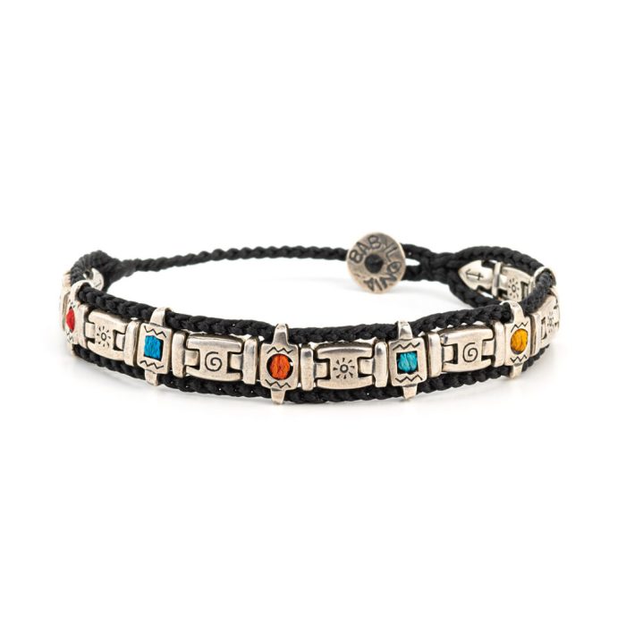 Babylonia Bracelet Positive Soul Black – 935 Sterling Silver - Image 1