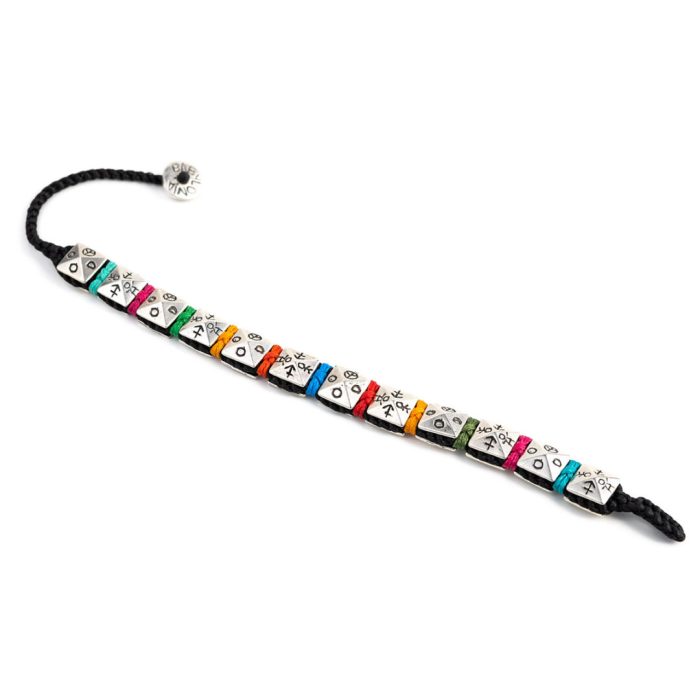 Babylonia Bracelet Colors of Peace Black – 935 Sterling Silver - Image 2