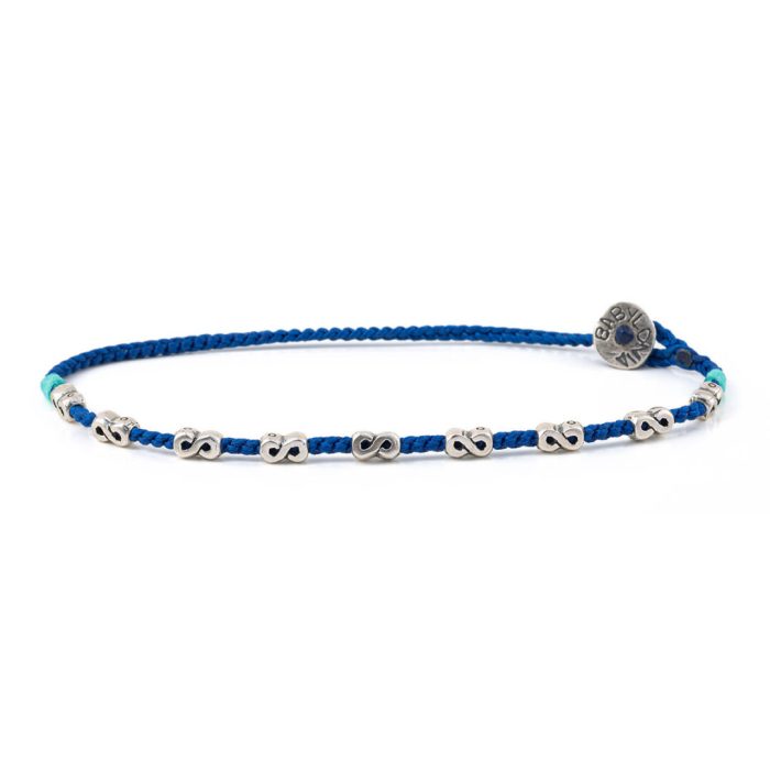 Babylonia Bracelet Infinity Royal Blue - 935 Sterling Silver - Image 1
