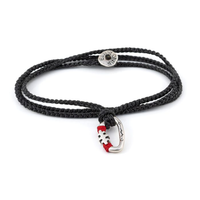 Babylonia Bracelet Solidarity & Communication Black – 935 Sterling Silver - Image 1