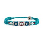 Babylonia Bracelet Trust N Peace Turquoise - 935 Sterling Silver